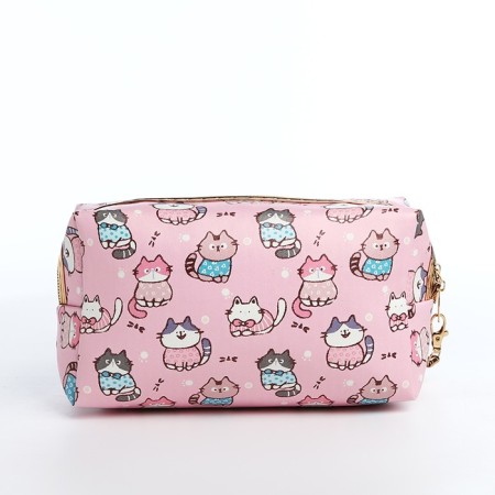 Lightning cosmetic bag, pink color-1