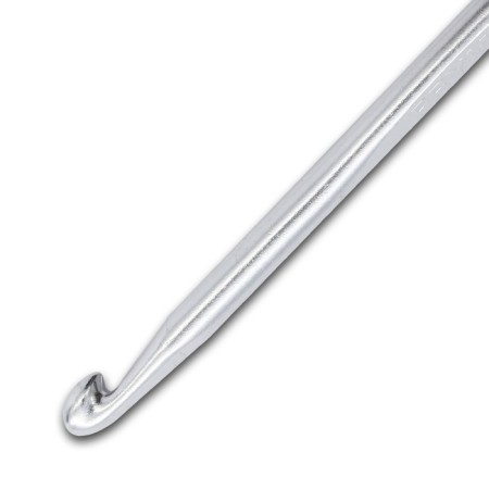 Knitting hook, aluminum, 5 mm/14 cm-2