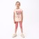 Kit for girls, beige color, height 128 cm
