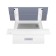 Kitchen hood Homsair Vertical 60, 25 m2, 3 modes, white