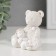 Souvenir Polystone "Baby in the wreath sleeps on the bear" 6x5.2x5.7 cm