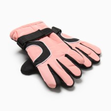 Winter Children's Minaku gloves, central/pink, river 16 (18 cm)