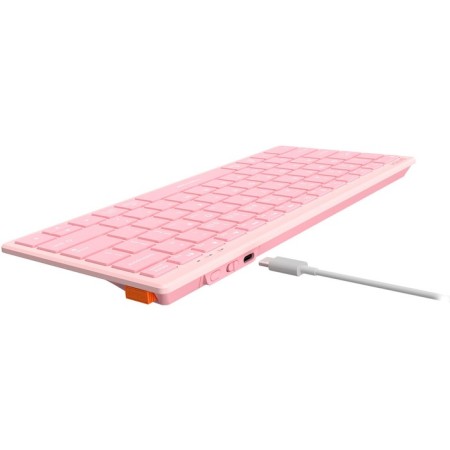 Keyboard A4Tech FSTYLER FBX51C pink USB wireless BT/Radio Slim Multimedia (FBX51C P 10045-7