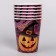 A one -time paper glass “Funny pumpkin”, 250 ml, a set of 6 pcs.