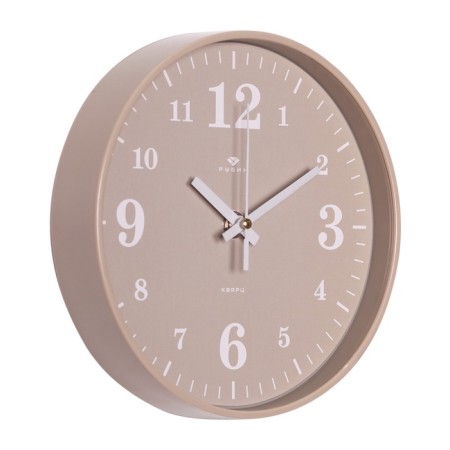 Watch Wall Interior "Classics", silent, D-9.5cm, beige body-1