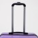 Middle suitcase 24 "Code lock, purple color