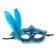Carnival mask "Lady", with a pen, color mix
