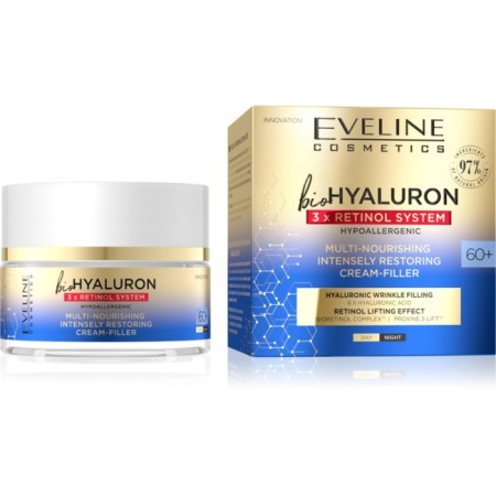 Eveline Biohyaluron 60+, Multiciper, Day/Night, 50 ml Cream
