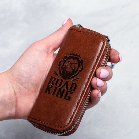 Key of leather "King of the Road"-1