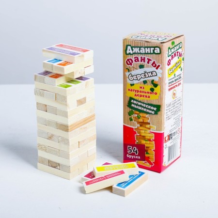 Falling tower "Birch - Fanta", 54 Bruska, 18.5 x 6.5 cm