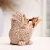 Figure "Owl with violin" brown, 11x8x6cm