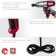 Gaikovert shock network bison GS-300, 350 W, 2000 rpm, 300 nm, cartridge 1/2 "