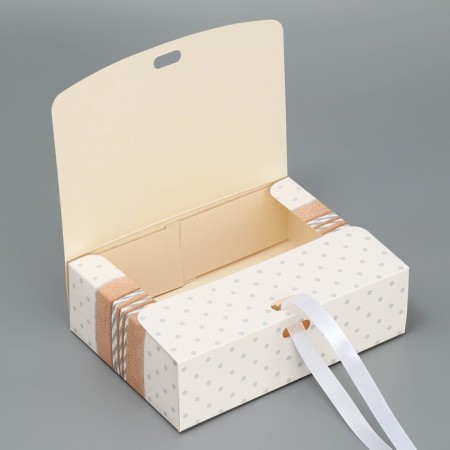 Gift box, packaging, “Joy!”, 16.5 x 12.5 x 5 cm, without tape-3