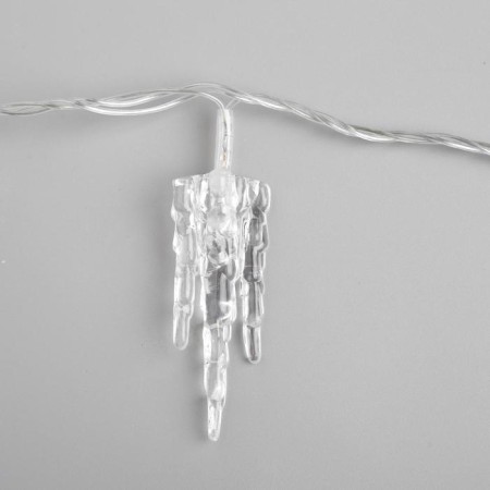Garland “thread” 5 m with nozzles “ice”, IP20, transparent thread, 20 LED, glow of multi (RG/RB), flashing, 220 V-3