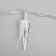 Garland “thread” 5 m with nozzles “ice”, IP20, transparent thread, 20 LED, glow of multi (RG/RB), flashing, 220 V