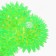 Dog toy "Lighty bone", TPR, 10.5 cm, green
