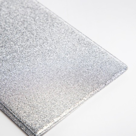 Cover for passport, silver color-4
