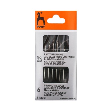 Needles with a simplified pace, No. 4/8, 6 pcs. packaged