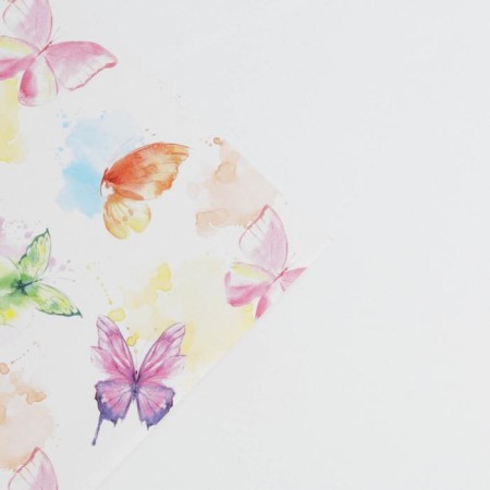 Paper Glossy Paper "Watercolor butterflies", 50 x 70 cm-2