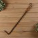 Forged poker "patina gold", bean handle, height 70 cm