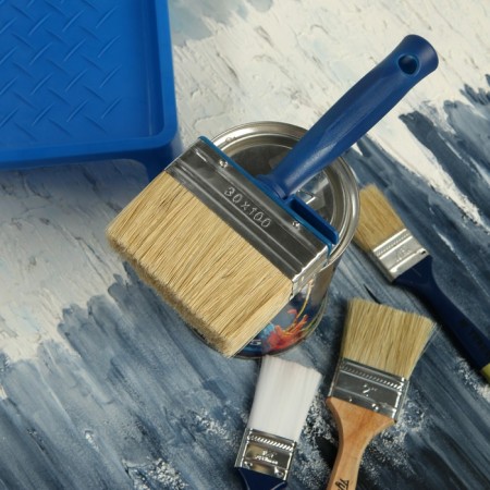 Tundra mackelovice, mixed bristles, plastic handle, 30x100 mm-7