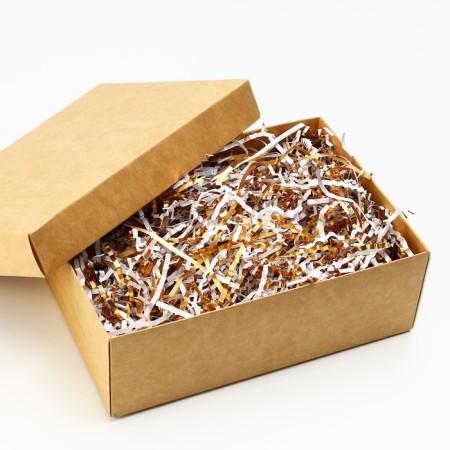 Filler for balls and gifts, packaging, Golden fireworks, 15 x 26 cm-2
