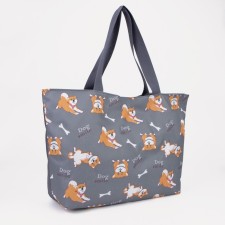 Bag beach with lightning, gray color