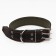 Collar combined leather/tarpaulin, 83 x 4.5 cm, Osh 50-70 cm, black
