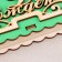 Barrier "Happy Birthday", 17x9.5x2.5 cm, green