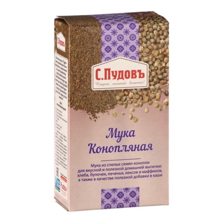 Konophnaya flour "S. Pudov", 200 g