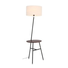 The floor lamp ST LUCE. Sle302.415.01. Menola. 1x40 W, E27, 45x45x158 cm, black color, brown