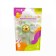 Silicone teether with a rattle "Baby", green color, crumb me