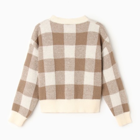 Women's sweater, beige color, size 44-48-4