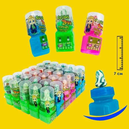 Caramel Lollice with sour powder "sour Joe", 5 g