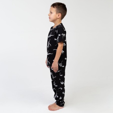 Pajama nursery for the boy KAFTAN "Dinosaurs" Growth 86-92 (28)-3
