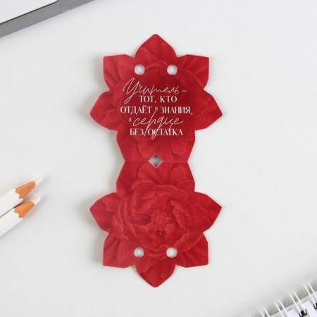Eco-handbrake ball in the postcard "Happy Teacher", Blue Paste-5