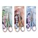 Scissors 16 cm Erichkrause "Endeavor Manga", double sharpening, anti -slip rubber inserts, mix, euro suspension