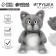 Set for creativity. Wool toy "cat"