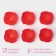 A set of baking shapes “Rose”, silicone, 7 × 3.5 cm, 6 pcs, color mix