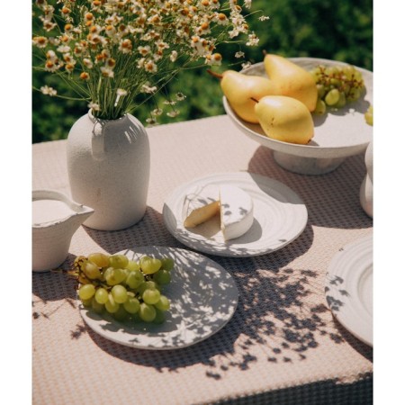 A set of ceramic sl home "Arena Blanca", d = 20 cm, white color-7