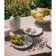 A set of ceramic sl home "Arena Blanca", d = 20 cm, white color