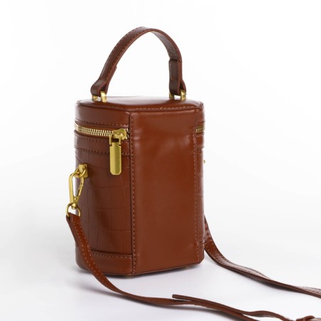 Cross-bodi with lightning, brown color-1