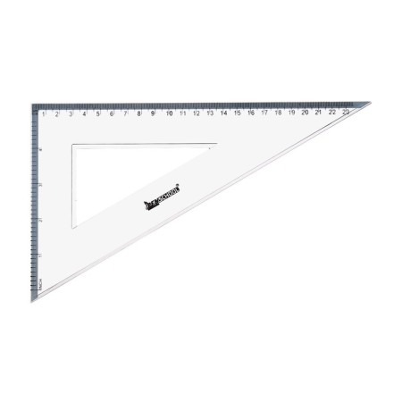 Geometric set, line 30cm, 2 squares, transporter-2