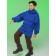 Pants for boys, height 116 cm, chocolate color