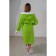 Women's bathrobe, size 56, white/salad, Makra