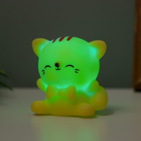 Nightnik "Happy Cat" 2W Led Lr44 yellow 3.5x4x4cm-2