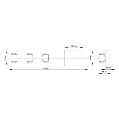 Calle lamp, 12x12W LED, 4000K, 1020LM, IP54, gray color.-1