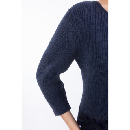 Female jumper, size 44, blue color-2