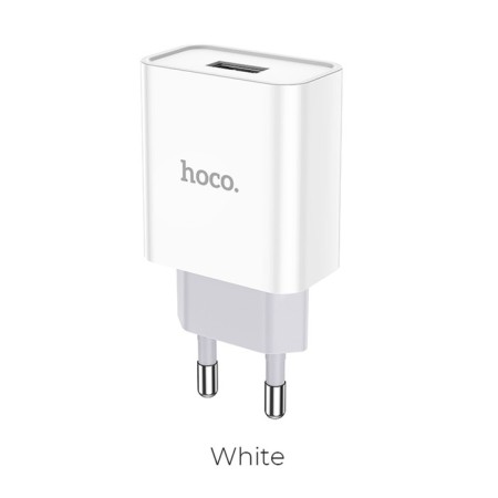 Network charger Hoco C81a, USB, 2.1 a, white-1