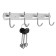 Cappio CVF001 hanger, metallic, four -rose, matte chromium